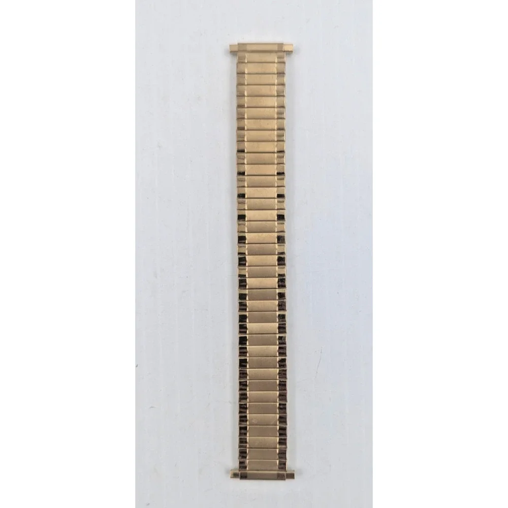 Speidel Gold Twist O Flex Stainless Steel Mens Watch Band